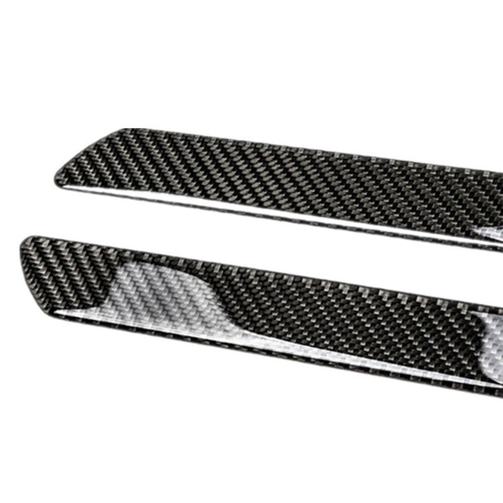 Car Door Sill Plate Protectors,Door Entry Guards Sill Scuff Cover Panel Step Protector Sticker 4PCS Universal,Carbon Fiber Pattern