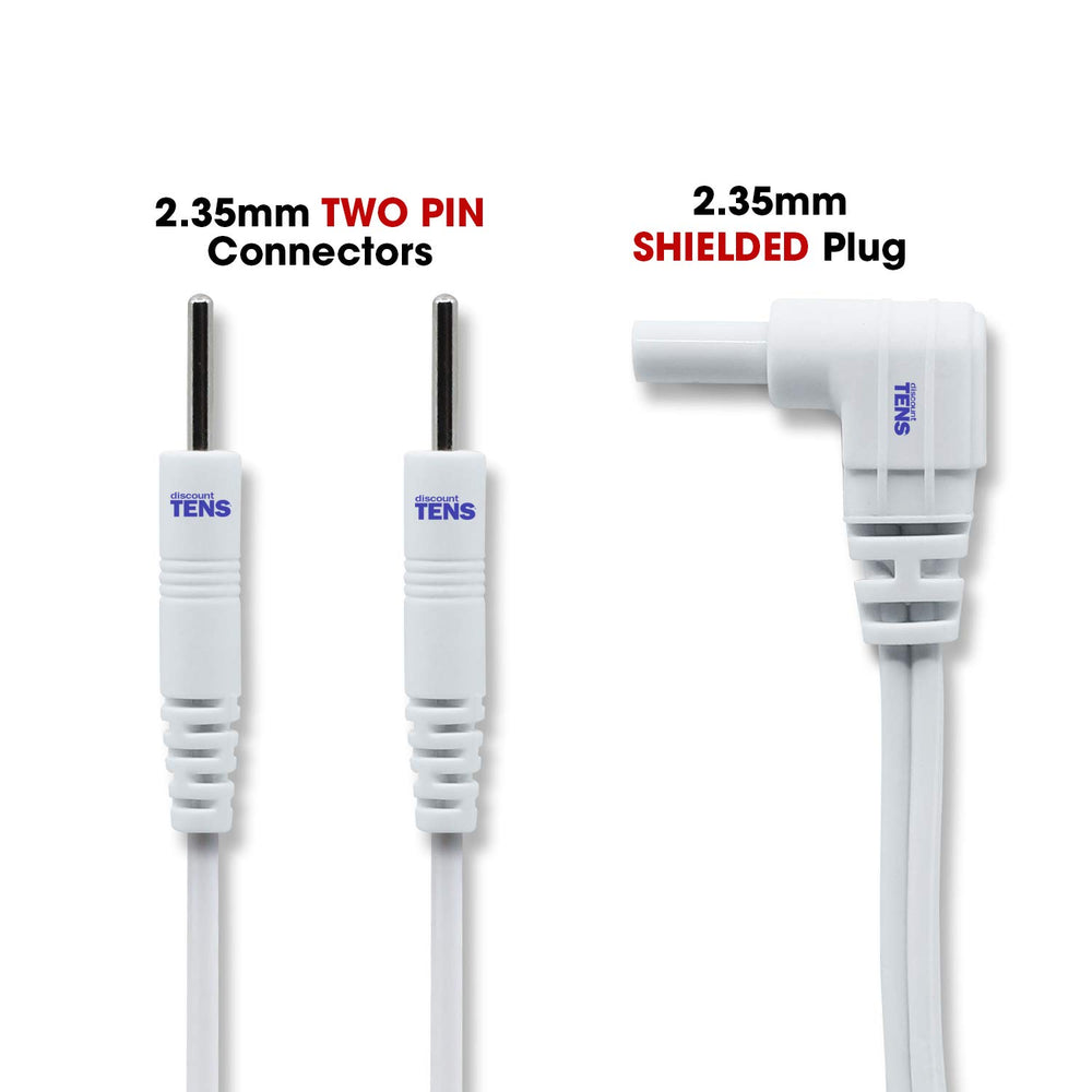 Tens Lead Wires, 2 2mm Pin Connectors (2 Pack), Discoun