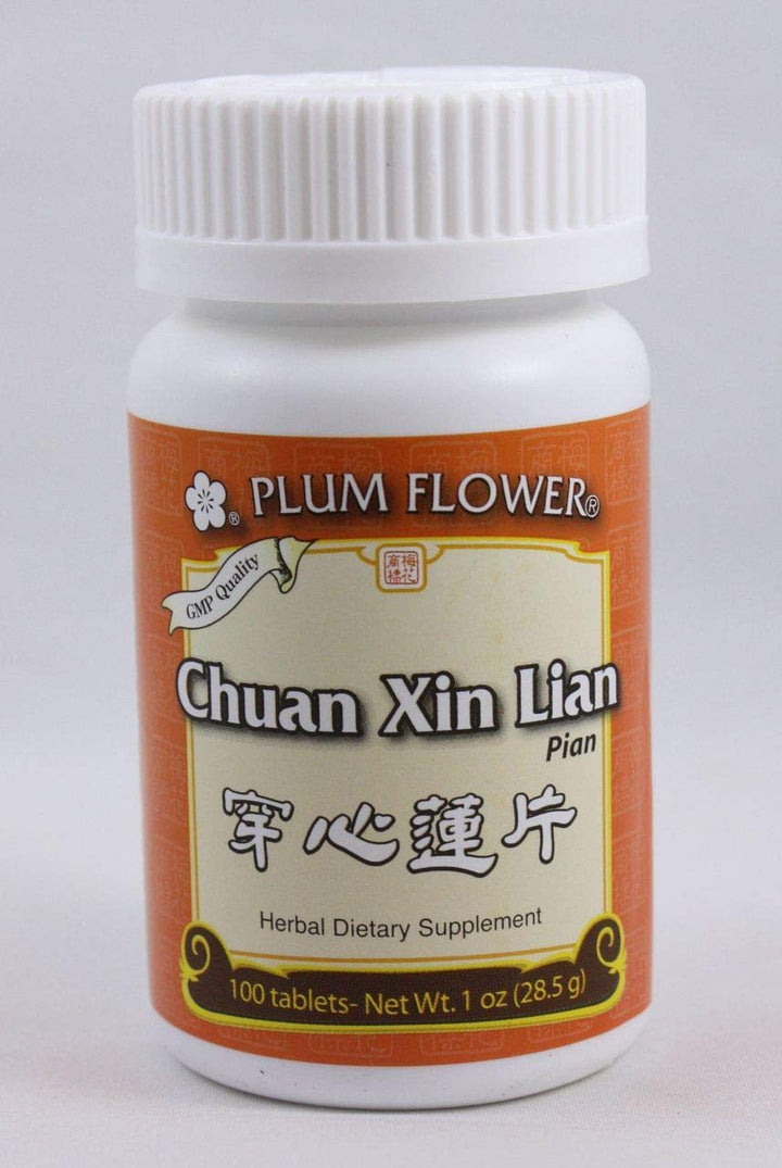 Chuan Xin Lian Pian 100 tabs- Plum Flower