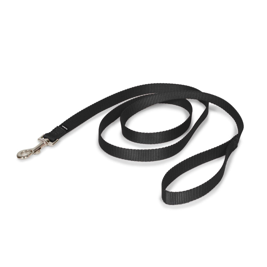 Nylon Dog Leash – Strong, Durable, Traditional Style Leash with Easy to Use Bolt Snap for Small, Medium and Large Dogs – 3/4 x 6', Black