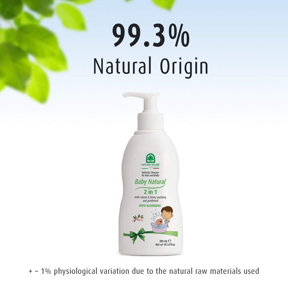 Baby Natural 2 In 1 Hair and Body, 10.14 Ounce