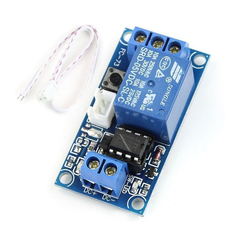 HiLetgo 5V 1 Channel Self Locking Bistable One Button Start/Stop Self-Locking Relay Module Relay Switch for MCU Control