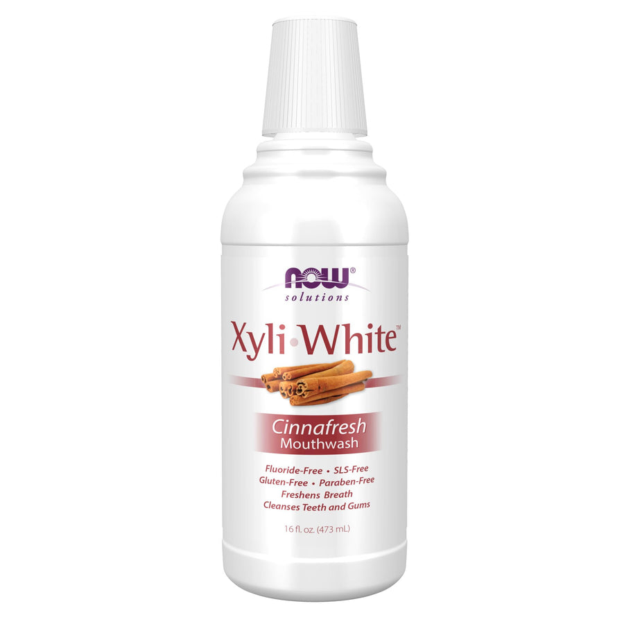 Now Foods, Xyliwhite Mouthwash with Xylitol, Cinnafresh