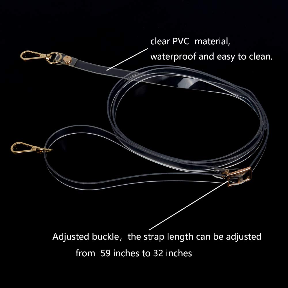 Xiazw Thin Soft PU Leather Crossbody Replacement Chain 