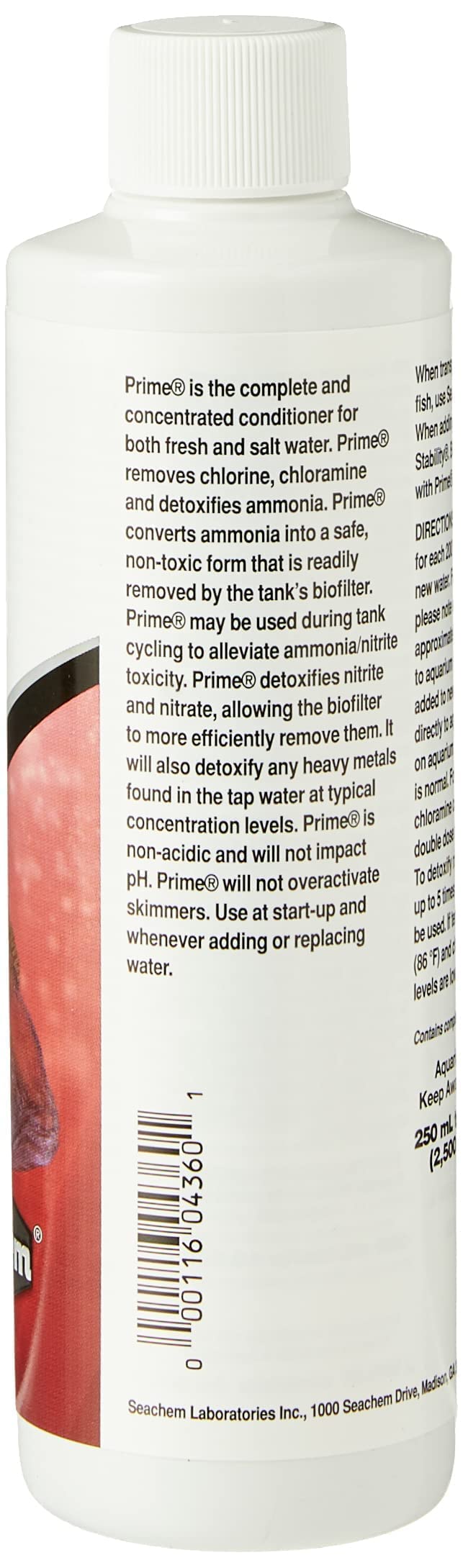 Prime Fresh and Saltwater Conditioner - Chemical Remover and Detoxifier 250 ml