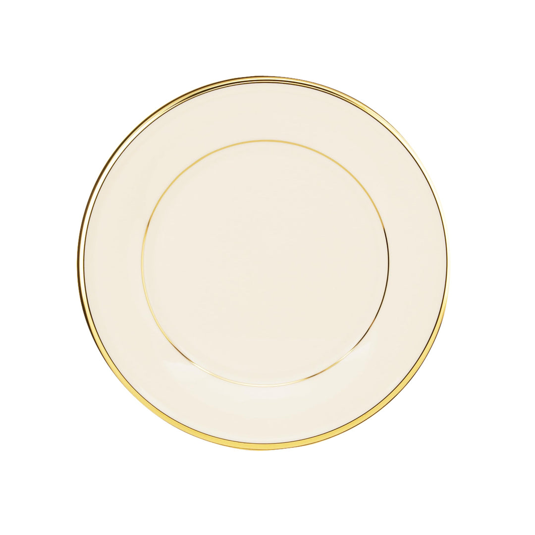 Lenox Eternal Gold Banded Ivory China Salad Plate