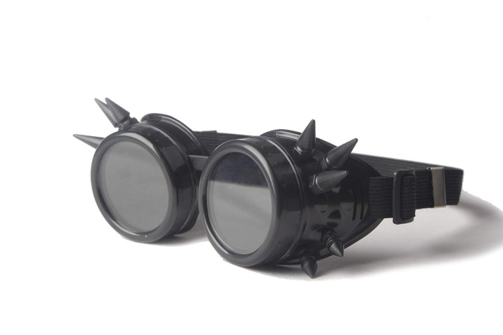 ABS Spiked Steampunk Goggles Glasses Welding Goth Cosplay Goggles
