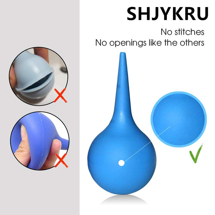 SHJYKRU 30ml Ear Syringe Hand Bulb Syringe Ear Washing 