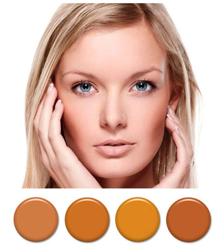 Art Of Air 4pc Medium Complexion Professional Airbrush Cosmetic Makeup Set 1/2 Oz Bottles