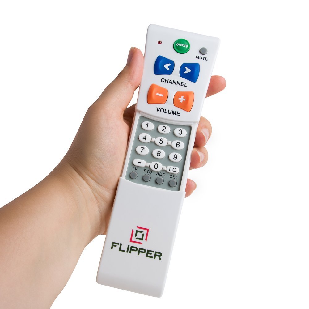 Flipper Big Button Universal TV Remote - Seniors, Elder