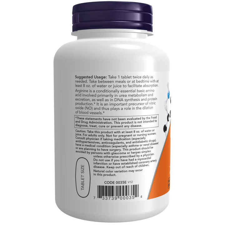 NOW Foods Supplements, L-Arginine 1,000 mg, Nitric Oxid