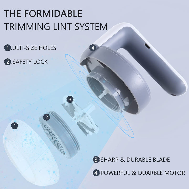 Moyidea Fabric Shaver, Portable Electric Lint Remover w