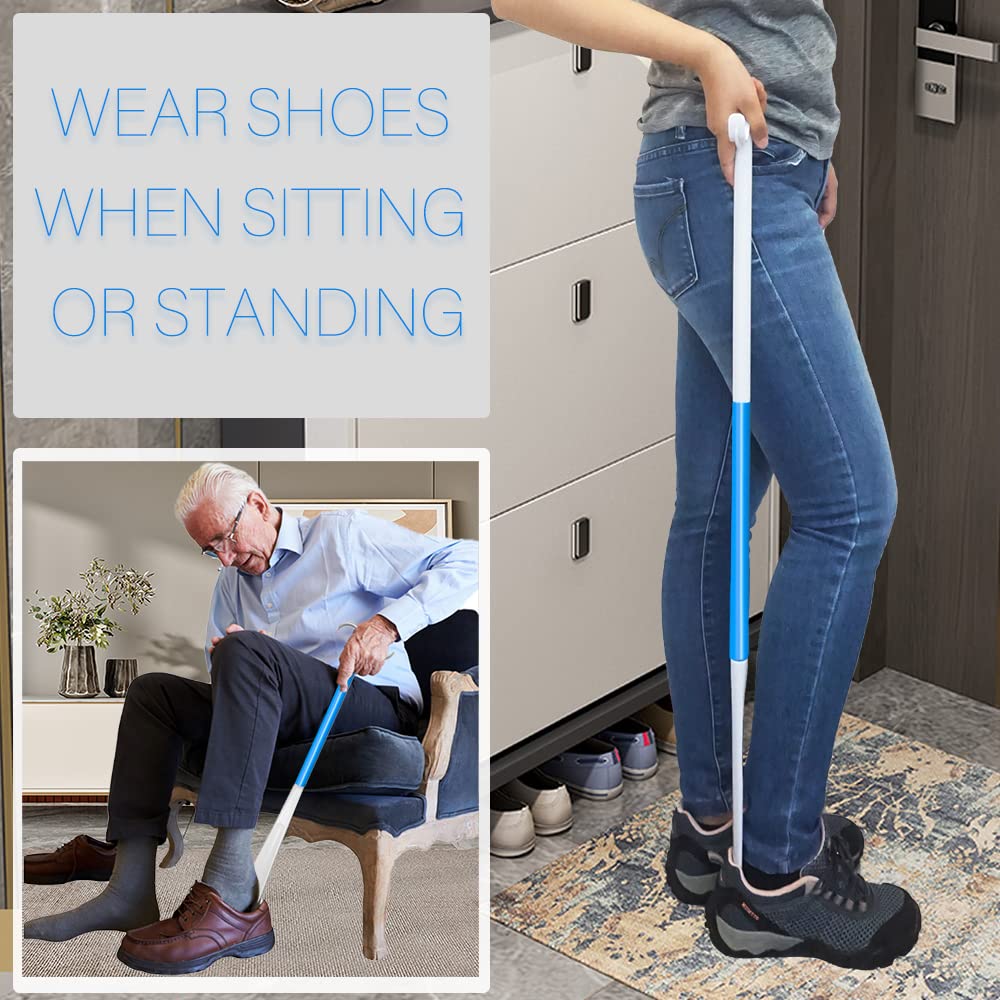 Long Shoe Horn Dressing Stick Aid Helper