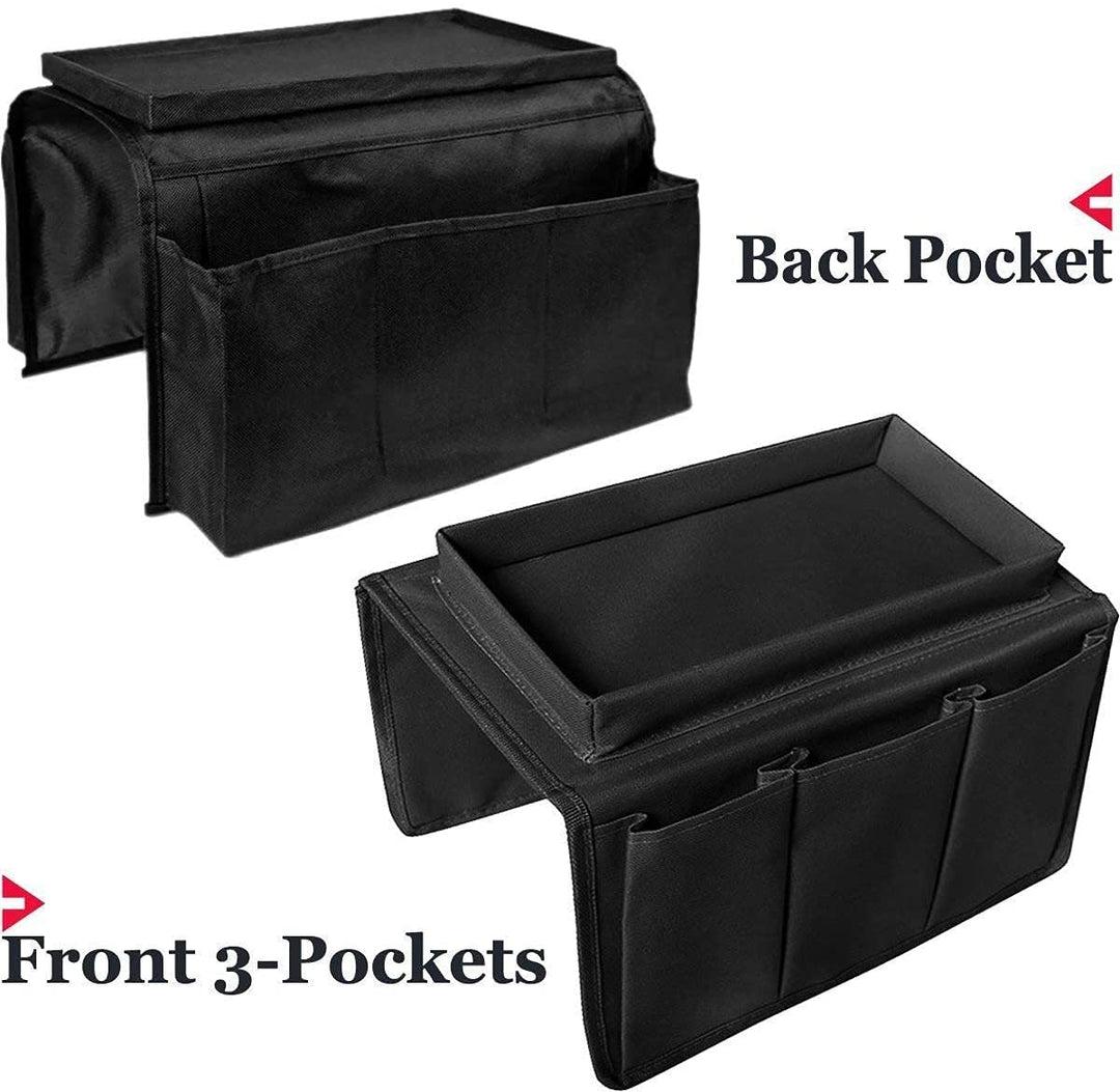 Non-Slip Armchair Caddy with Cup Holder Arm Rest Organi