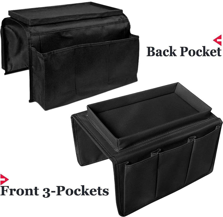 Non-Slip Armchair Caddy with Cup Holder Arm Rest Organi
