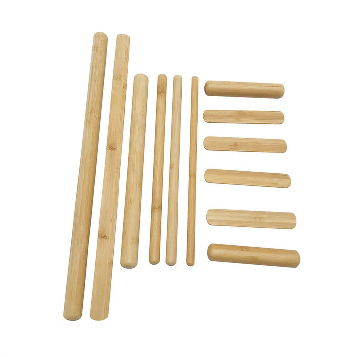 Goodtar Bamboo Sticks for Massage Therapy Bamboo Massage Tools,Set of 12