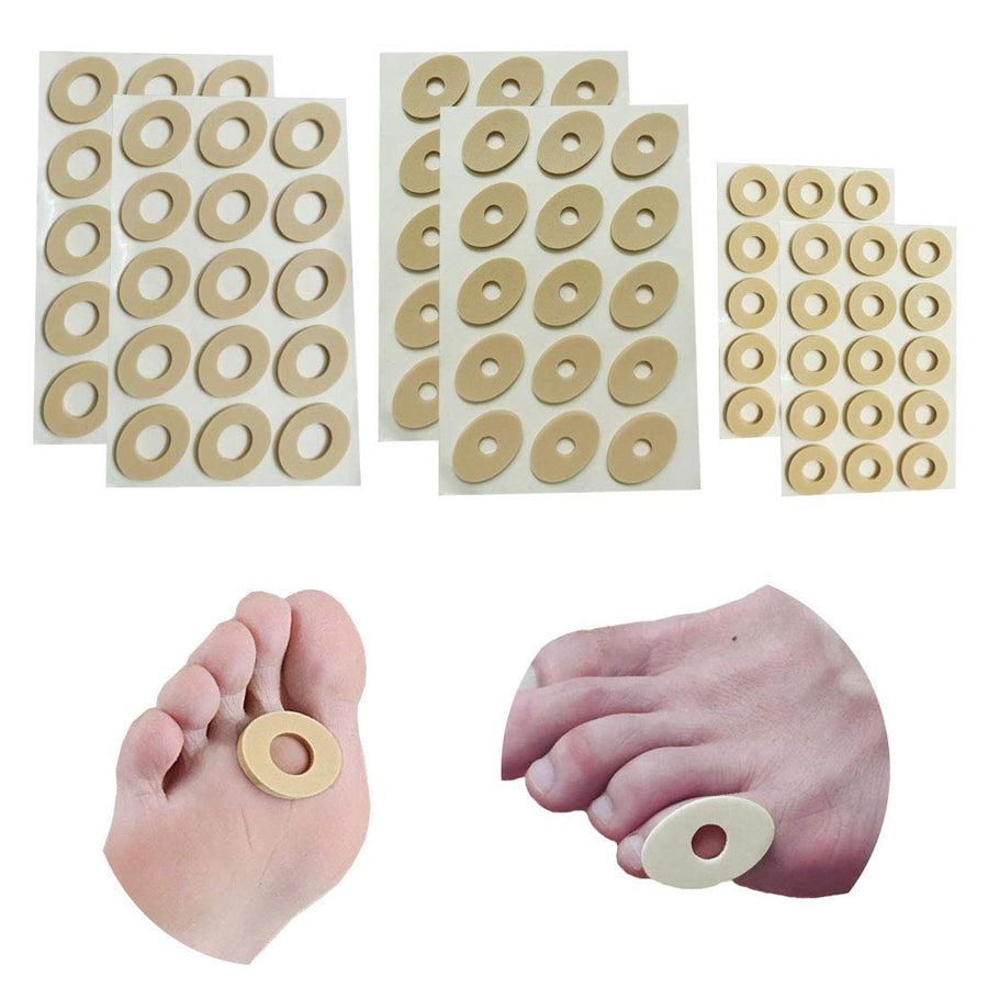 Mcvcoyh Large Variety 90 Pack Callus Cushion Foam Pads 