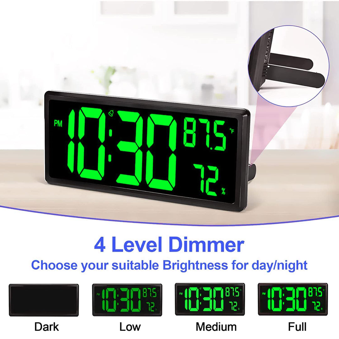 Digital Clock Large Display, Yaboodn Large Digital Wall