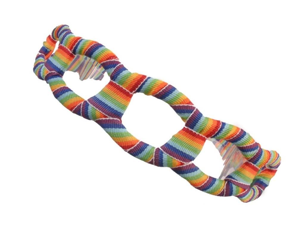 Wide Open Ring Headband Decorated With Wrapping Of Colored Fabrics