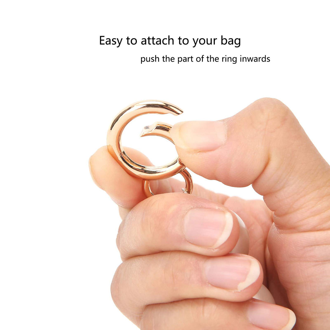 Pearl Purse Chain Strap Extender for Cross-Body Shoulder Bag Handbags,Bag Accessories Charms (Light Gold)