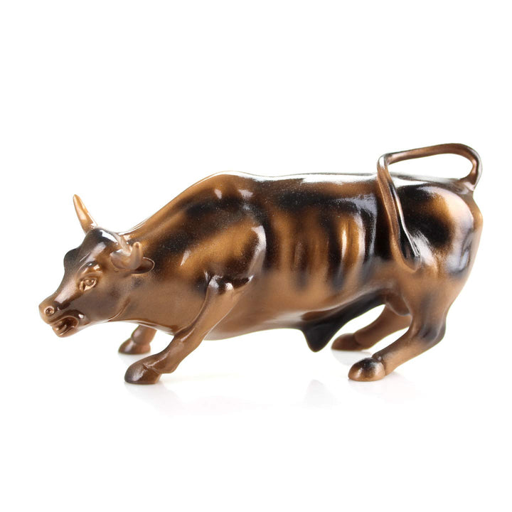 Torkia - Official Licensed Bronze Wall Street Bull Stoc