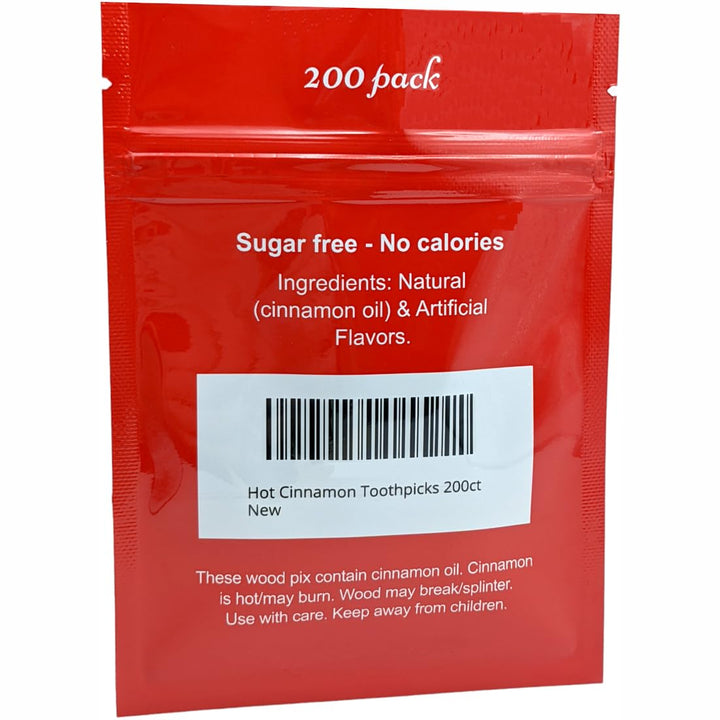 Hot Cinnamon Toothpicks 200ct