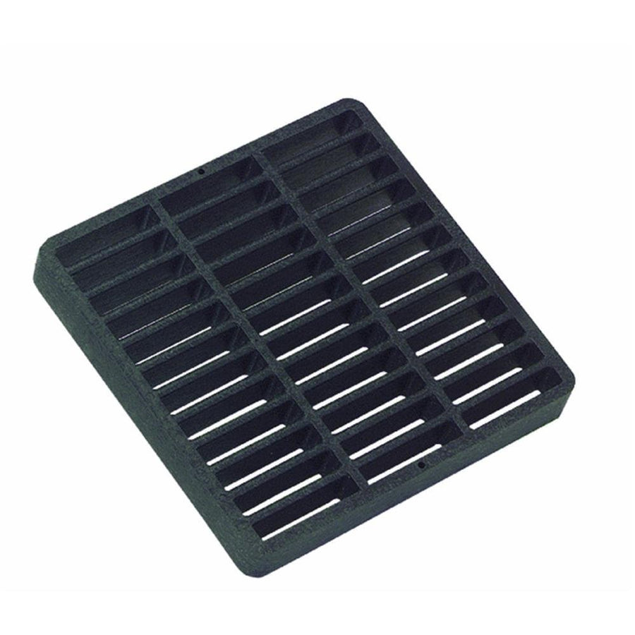 980G 9-Inch Square Grate, Black