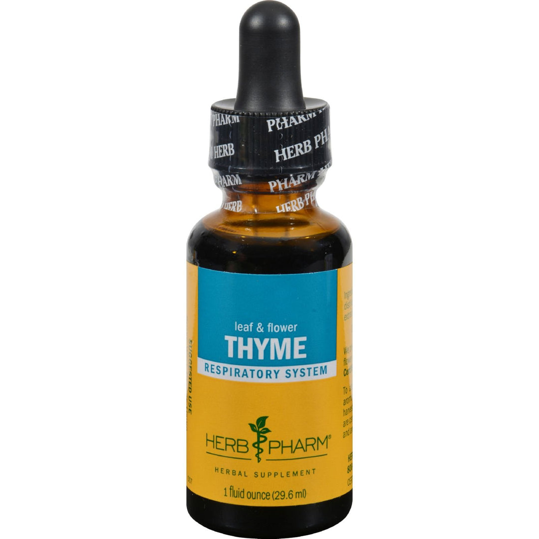 Herb Pharm Certified Organic Thyme Liquid Extract for R