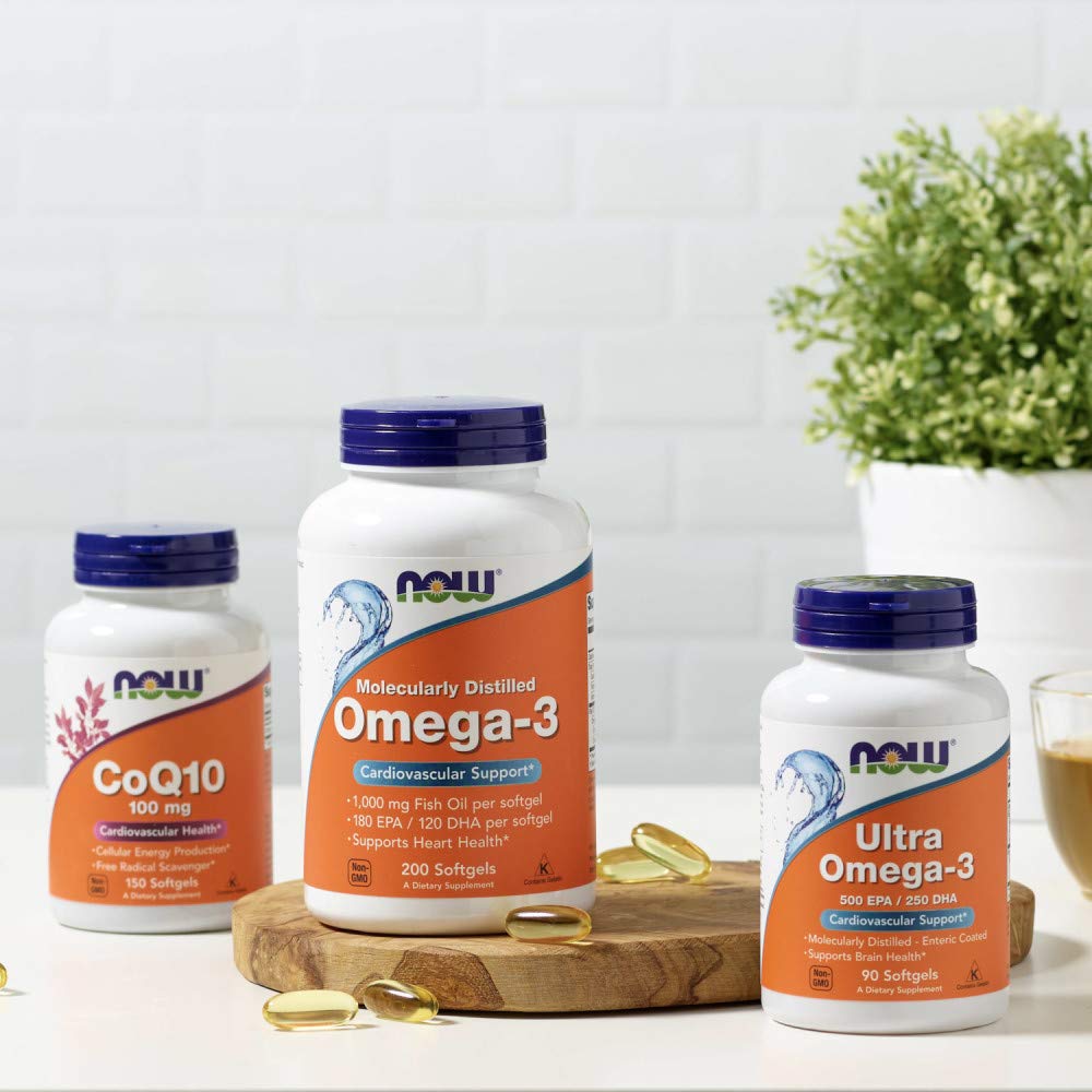 Now Foods OMEGA-3 FISH OIL 200 Softgels