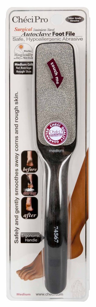 Checi Foot File Carded Nail Files, Medium