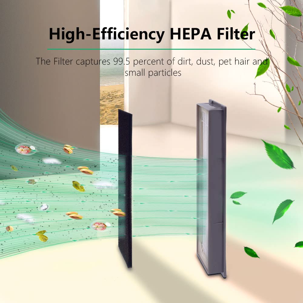 Neutop Replacement Compatible with Ecovacs Deebot OZMO 920, 950, T8 Aivi, T9+, N8 Pro+, N10 Plus, yeedi vac max, vac station, vac 2 pro, Robot Vacuum Parts with 1 Roller Brush 4 Filters 6 Side Brushes