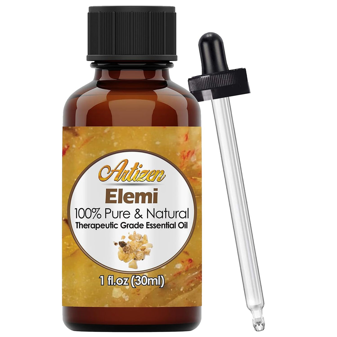 Elemi Essential Oil (100% PURE &amp; NATURAL - UNDILUTED) Therapeutic Grade - Huge 1oz Bottle - Perfect for Aromatherapy, Relaxation, Skin Therapy &amp; More!