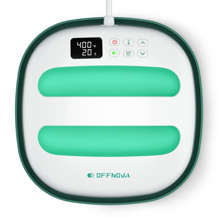 Heat Press Machine for T-Shirts, Portable 9x9 Iron-on Press for HTV Vinyl and Heat Transfer Sublimation for Tote Bags, Hat, DIY Projects