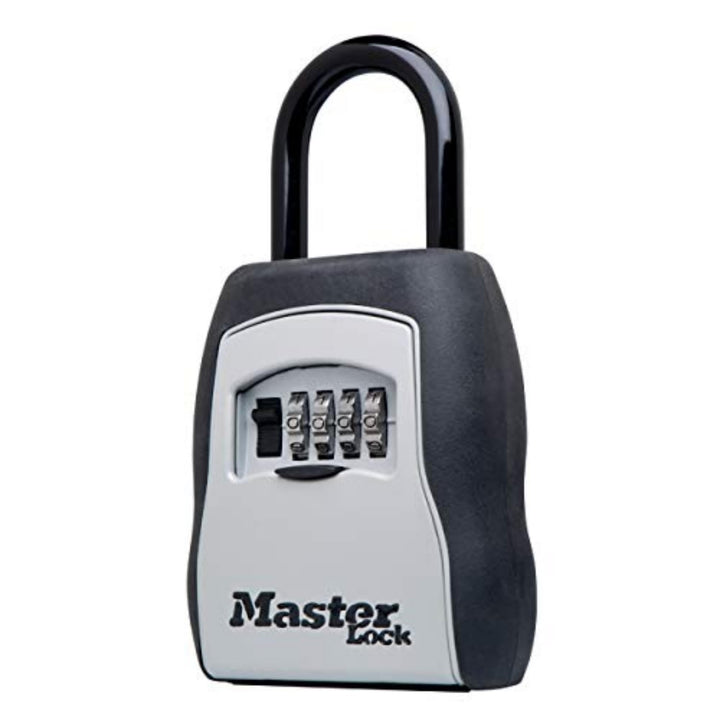 Key Lock Box, Outdoor Lock Box for House Keys, Key Safe with Combination Lock, 5 Key Capacity, 5400EC, Black
