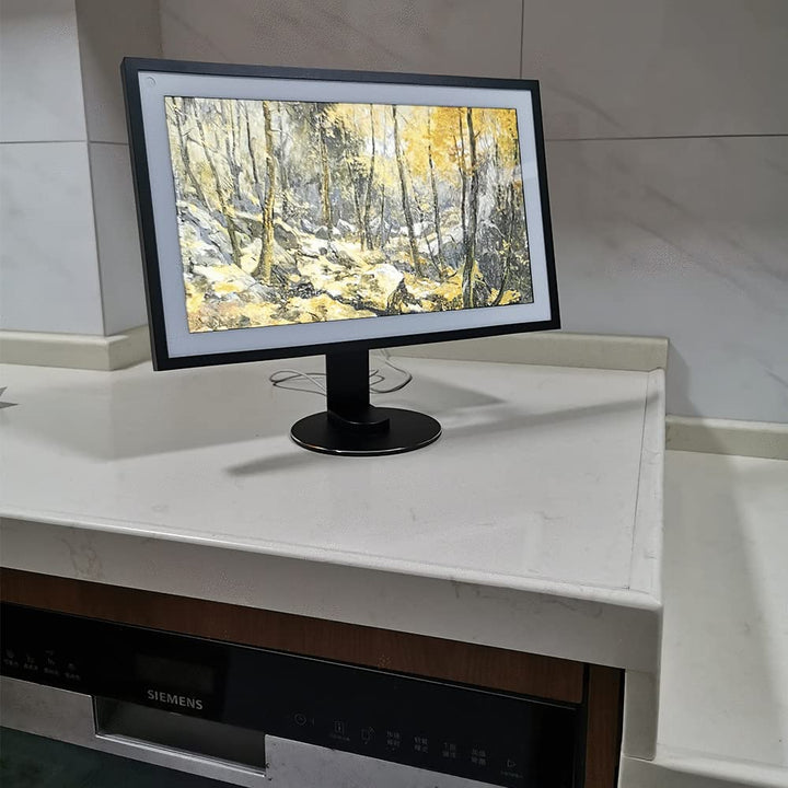 ATOPKUWAR Stand for Echo Show 15, Tilt and Swivel Stand for The Echo Show 15 Black
