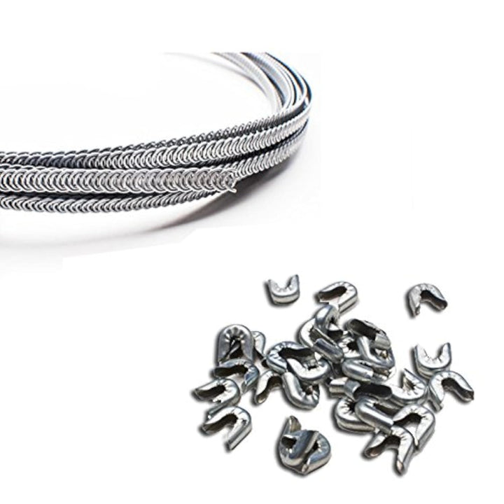 Spiral Metal Boning - 10 Yard 3/16 + 24 Tips