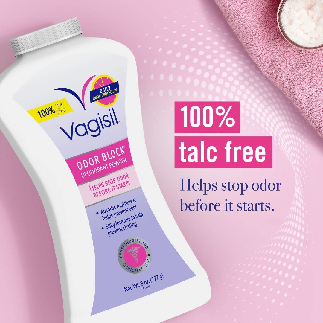 Vagisil Deodorant Powder, Talc-Free, 8 Ounce