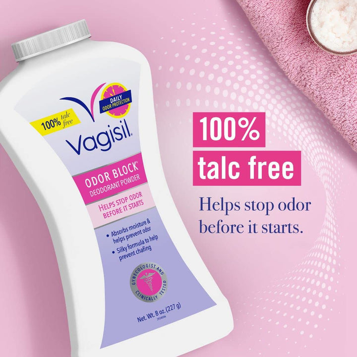 Vagisil Deodorant Powder, Talc-Free, 8 Ounce