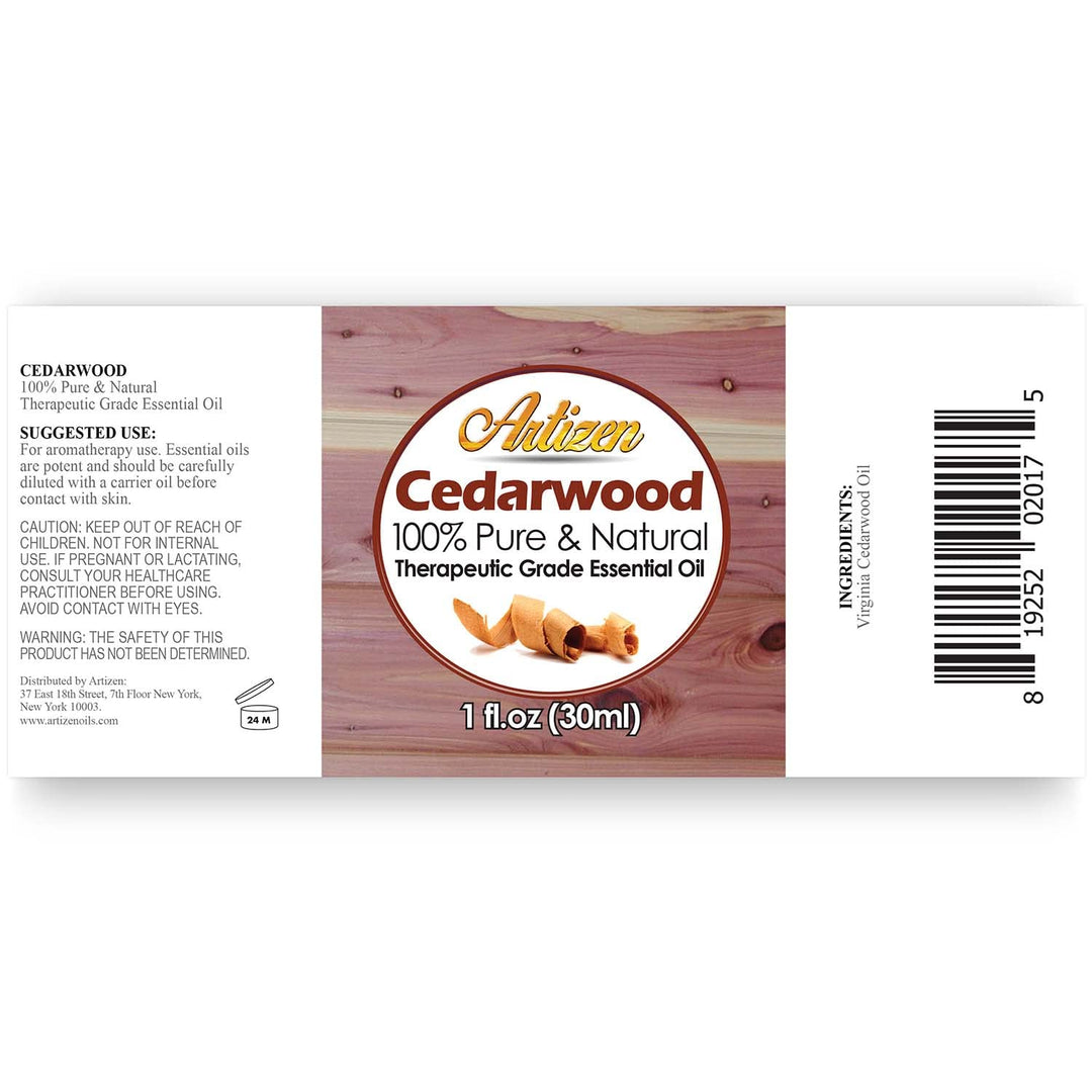 Cedarwood Essential Oil (100% PURE &amp; NATURAL - UNDILUTED) Therapeutic Grade - Huge 1oz Bottle - Perfect for Aromatherapy, Relaxation, Skin Therapy &amp; More!