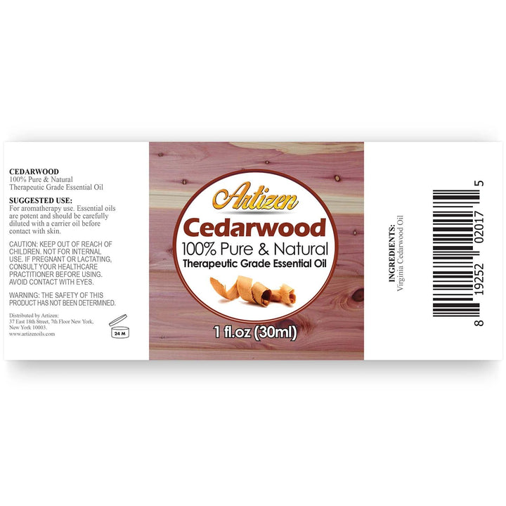 Cedarwood Essential Oil (100% PURE &amp; NATURAL - UNDILUTED) Therapeutic Grade - Huge 1oz Bottle - Perfect for Aromatherapy, Relaxation, Skin Therapy &amp; More!