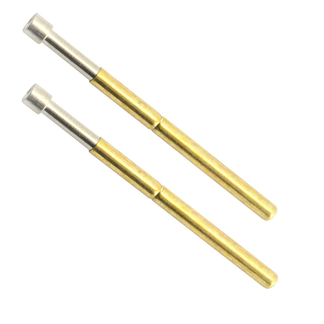 15pcs P75-E2 Spring Test Probe Pogo Pin Test Tools Dia 1.3mm Conical Head 1.02mm Thimble Length 16.5mm PCB Testing Pin Spring Contact Probe