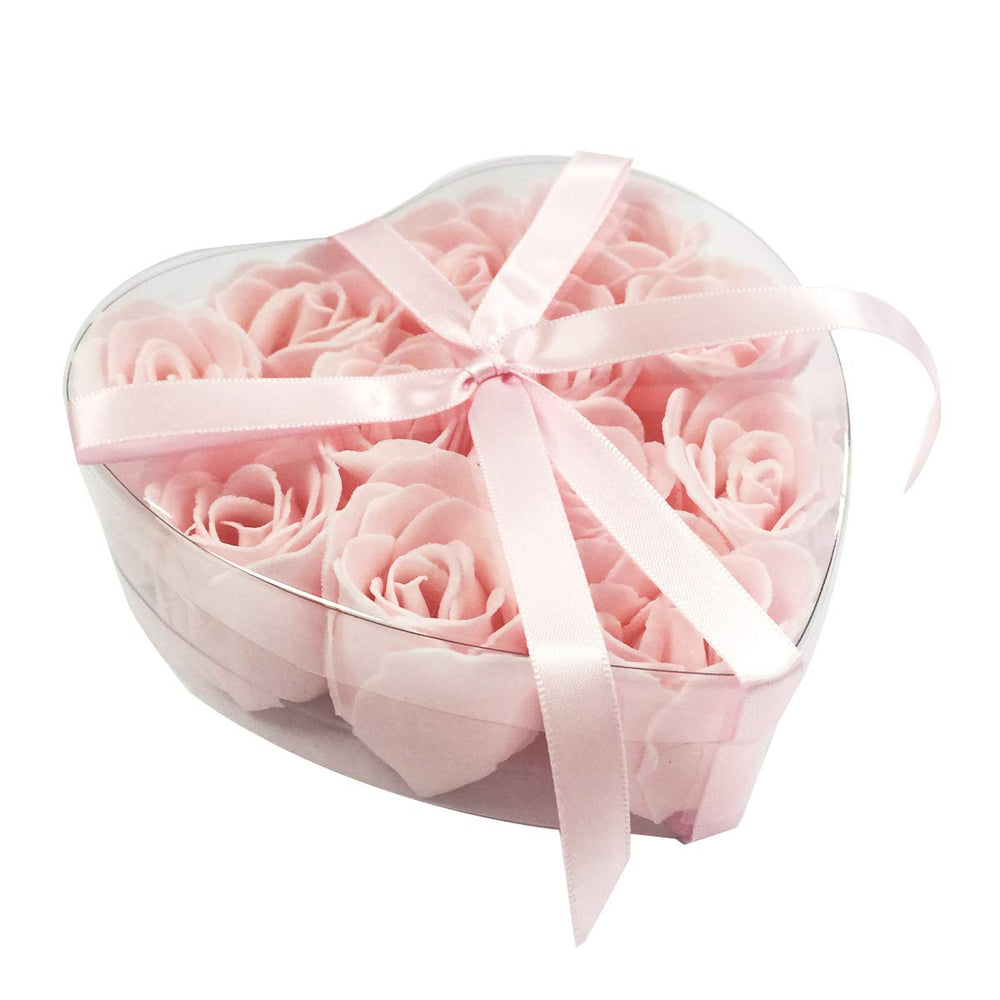 Scented Rose Soaps (Set Of 12) Pink