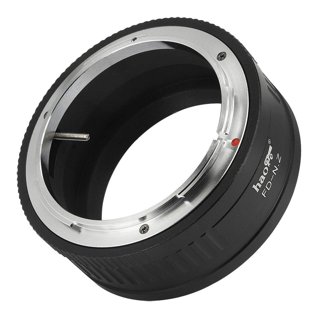 Haoge Manual Lens Mount Adapter for Canon FD Lens to Ni