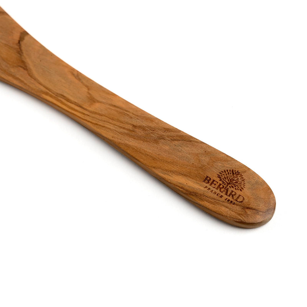 Olive-Wood Handcrafted Curved Spatula