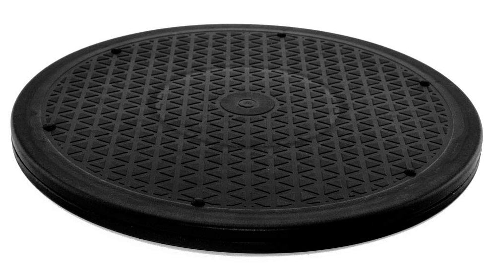 Multi-use Heavy Duty 360° Rotating Swivel Stand Turntable with Steel Ball Bearings for Big Screen TV Computer Monitor Lazy Susan (12 Inches)