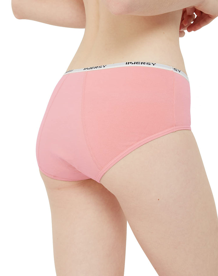 Big Girls&#39; Period Panties Menstrual Underwear for First Period Starter 3-Pack(Brights,L(12-14 yrs))