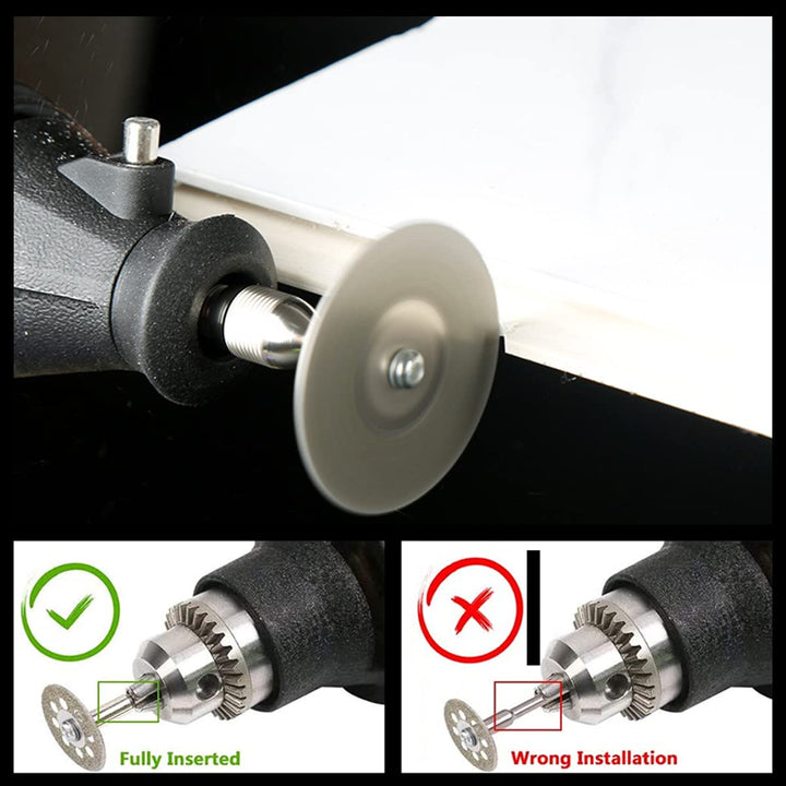 20Pcs Diamond Cutting Disc for Rotary Tool Small Diamond Cutting Wheel for Metal Ceramic Glass Marble| 22mm and 25mm