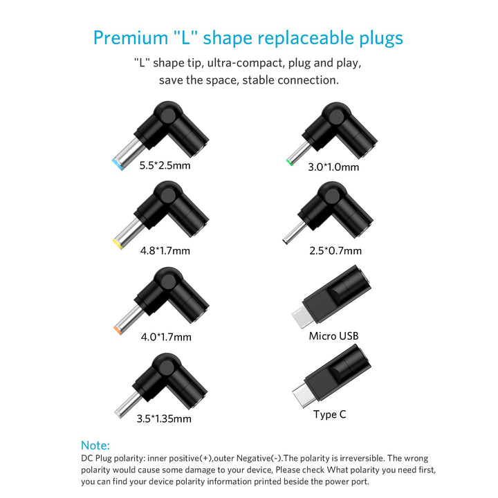 12W Universal 3V 4.5V 5V 6V 7.5V 9V 12V AC DC Adapter Power Supply for Household Electronics Router Speaker Smart Phone Tablet CCTV IP Camera - 1A 1000mA Amp Max.