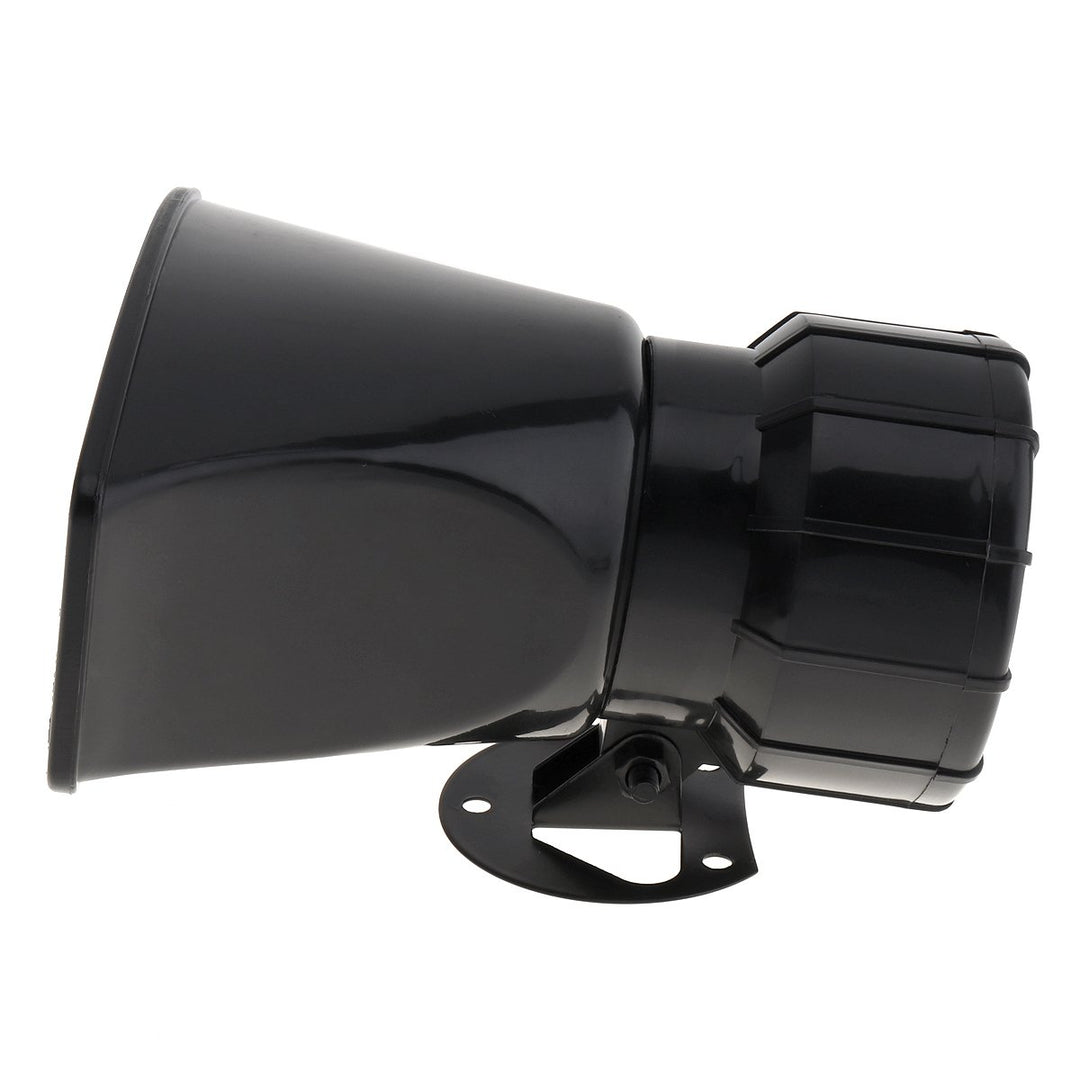 7 Tone Sound Loud Car Siren Vehicle Horn Hooter/Ambulance/Siren/Traffic Sound with Black Remote Controller 12V 100W (1PC Remote Controller)