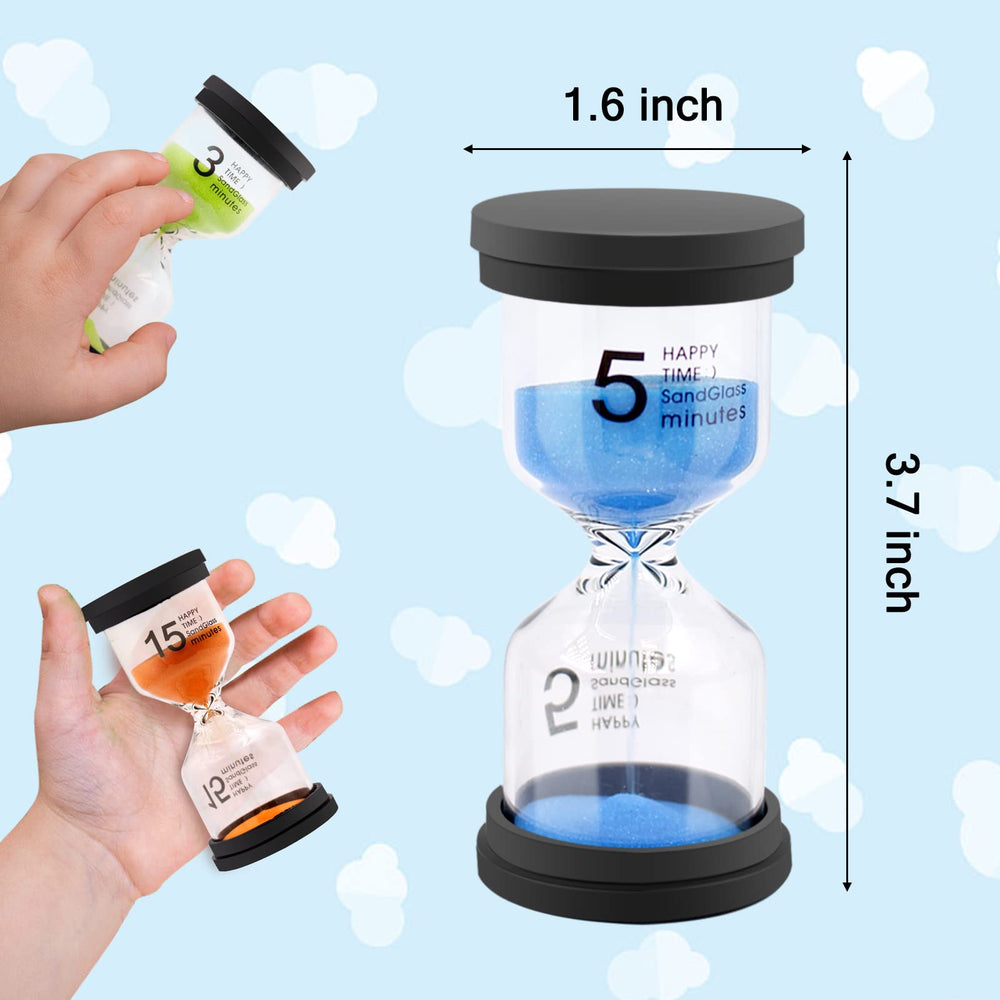 Sand Timer, Hourglass Sand Timers Colorful 1/3/5/10/15/